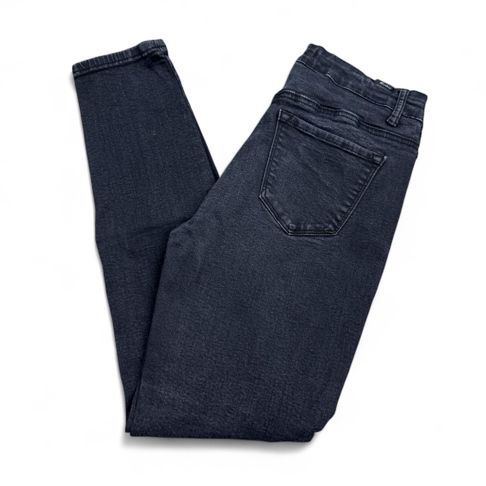 KanCan Skinny Jeans Womens Size 9 / 28 Dark Gray Distressed Stretch Denim